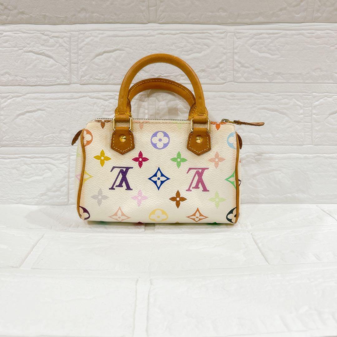 Louis Vuitton スピーディーミニ　 ホワイト/マルチカラー