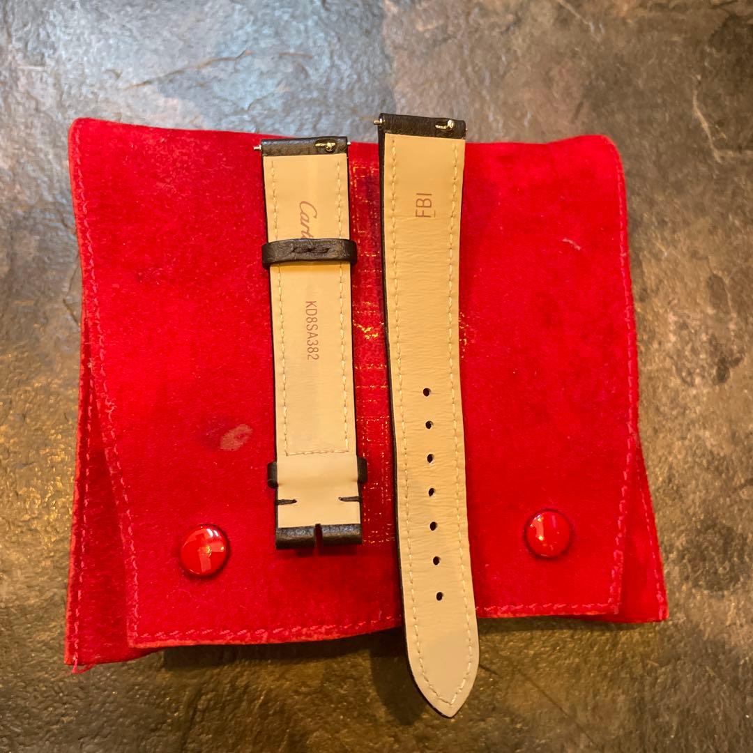 【純正】Cartier タンクマストSM レザーベルト KDBSA382