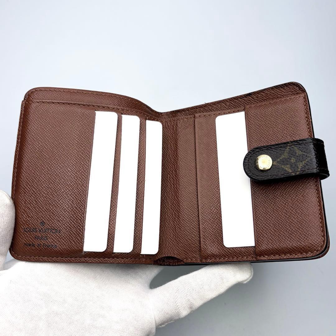 【本日限り✨】 ルイヴィトンコンパクトジップ モノグラム正規品保証Z393