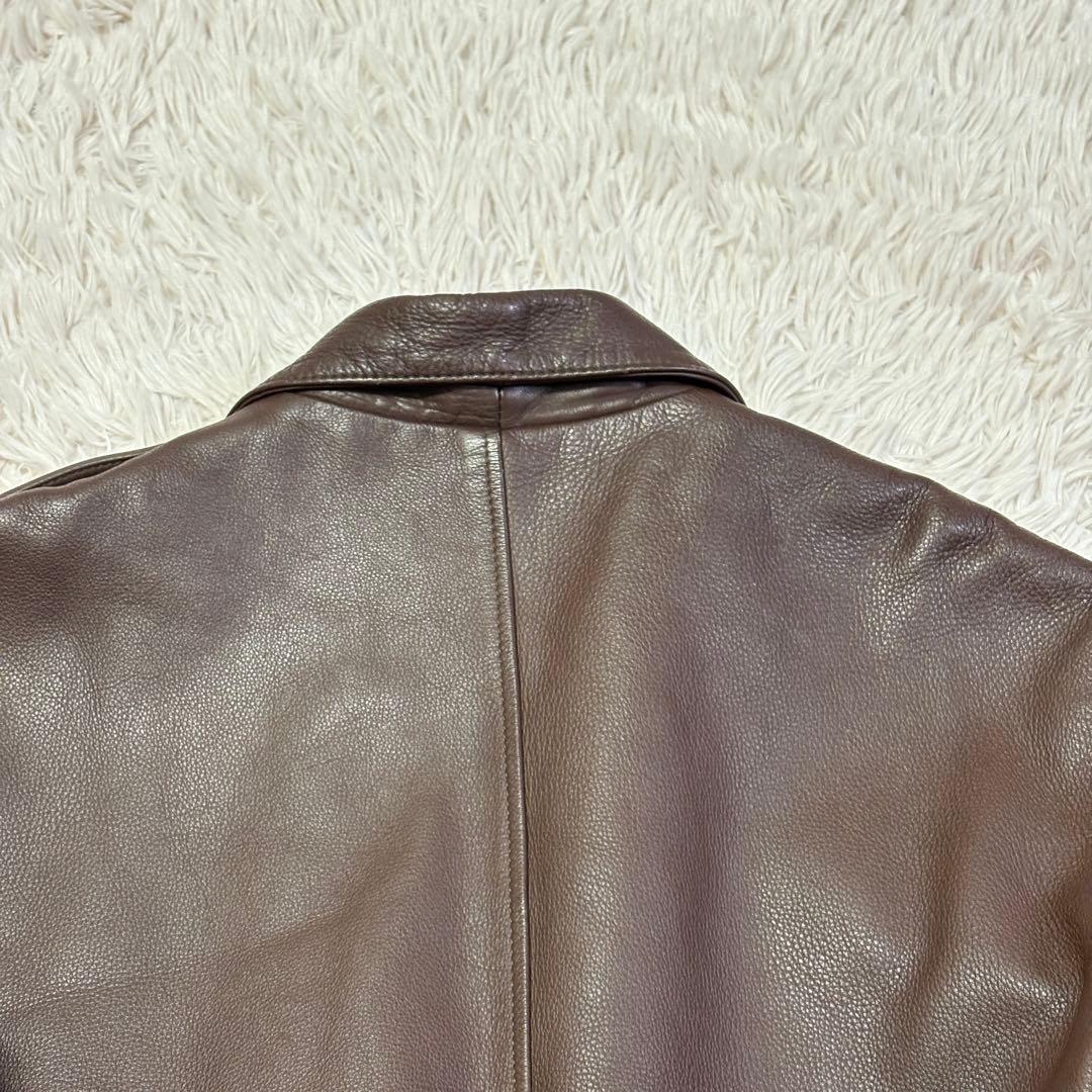 DEUX2C　フライトジャケット　アウター　A-2　シープレザー　本革　Ｍ