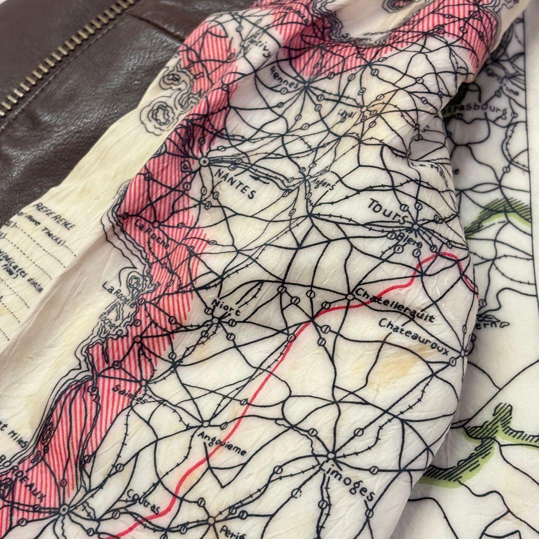 DEUX2C　フライトジャケット　アウター　A-2　シープレザー　本革　Ｍ