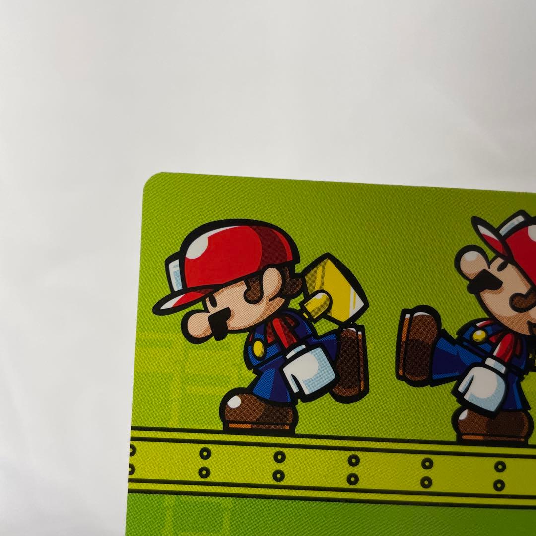 非売品 レア　マリオvsドンキーコング カードe とびおりちゅうい