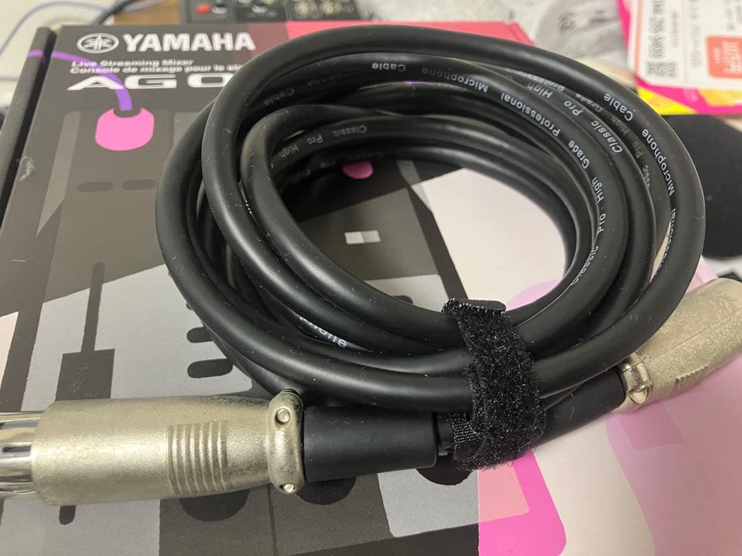 【AG03 MK2】YAMAHAマイクコード付