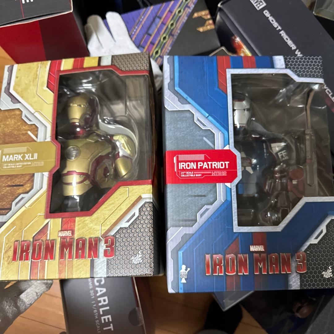 アイアンパトリオット アイアンマン　バスト　フィギュア2体セット