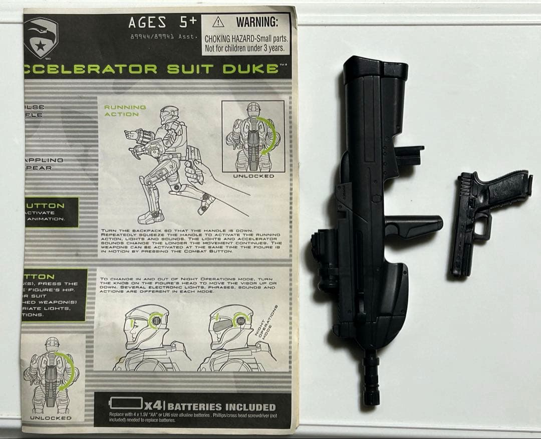 G.I.JOE ACCELERATOR SUIT DUKE 日本未発売　開封美品