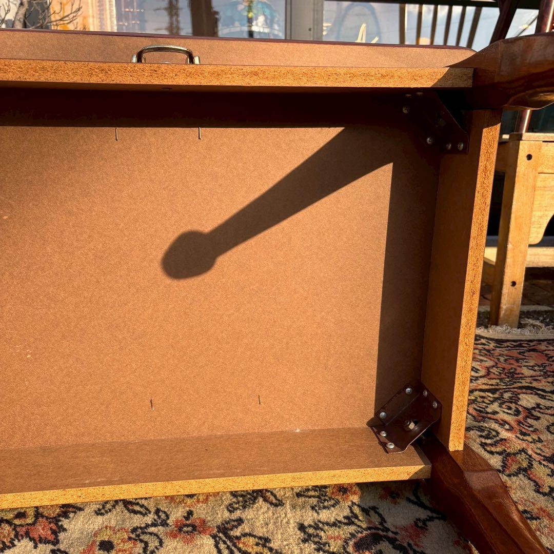 コンソールテーブル　アンティーク調　サイドテーブル　猫脚　ナイトテーブル