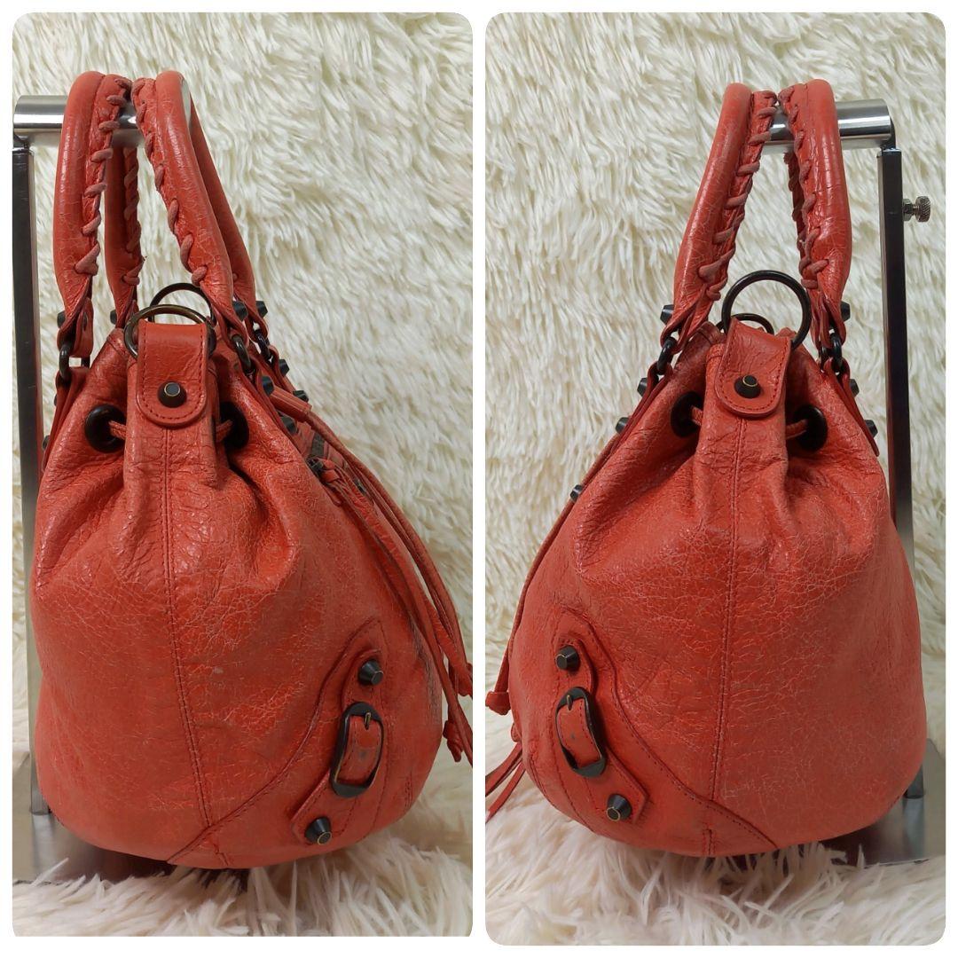 BALENCIAGA バレンシアガ ミニポンポン 2wayショルダーバッグ 巾着