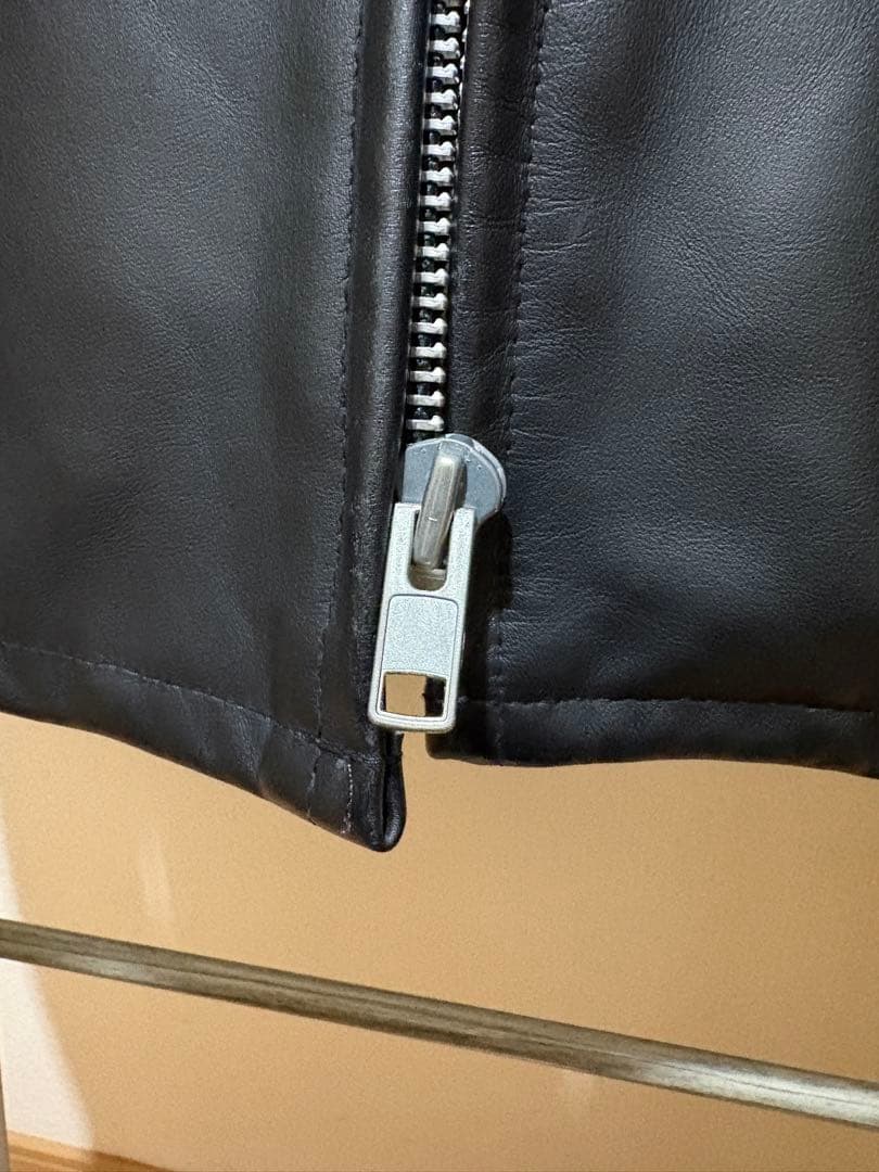 Schott ショット　652 ライダース　シングル　襟付き　ブラック　40