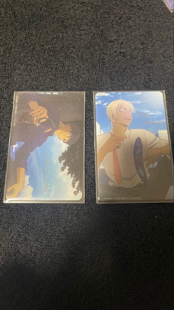 名探偵コナン グッズ トムス 特典 コレクションカード お昼寝 赤安