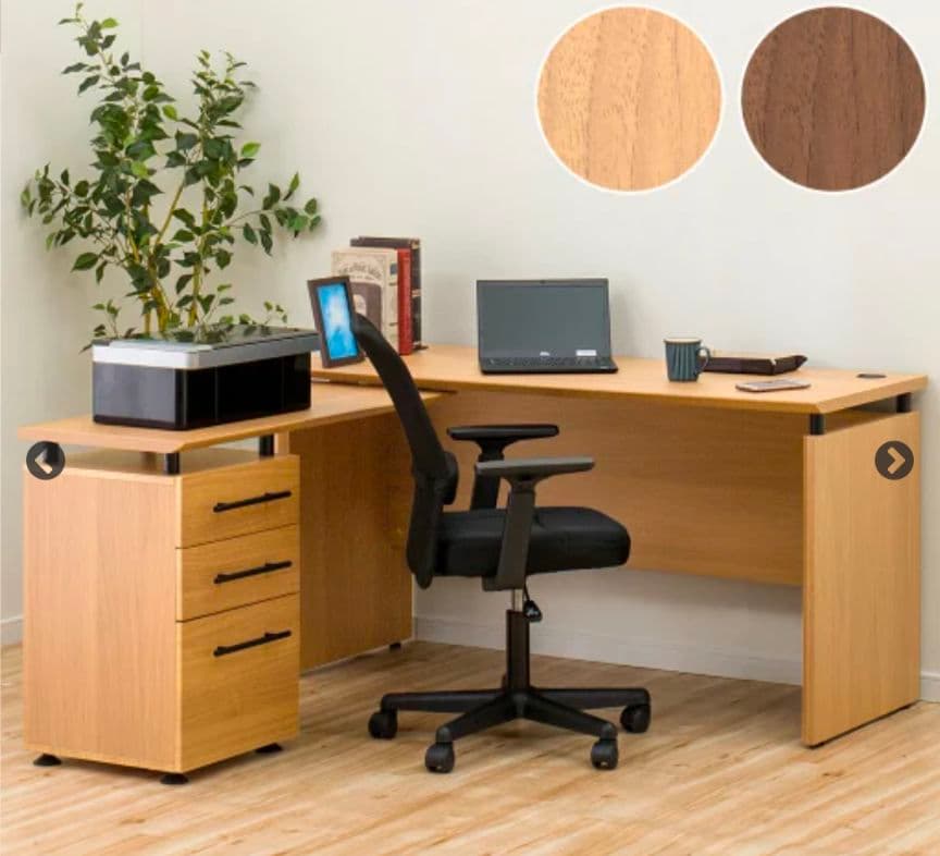 ニトリ L字型 システムデスク ラボーロ 140 机