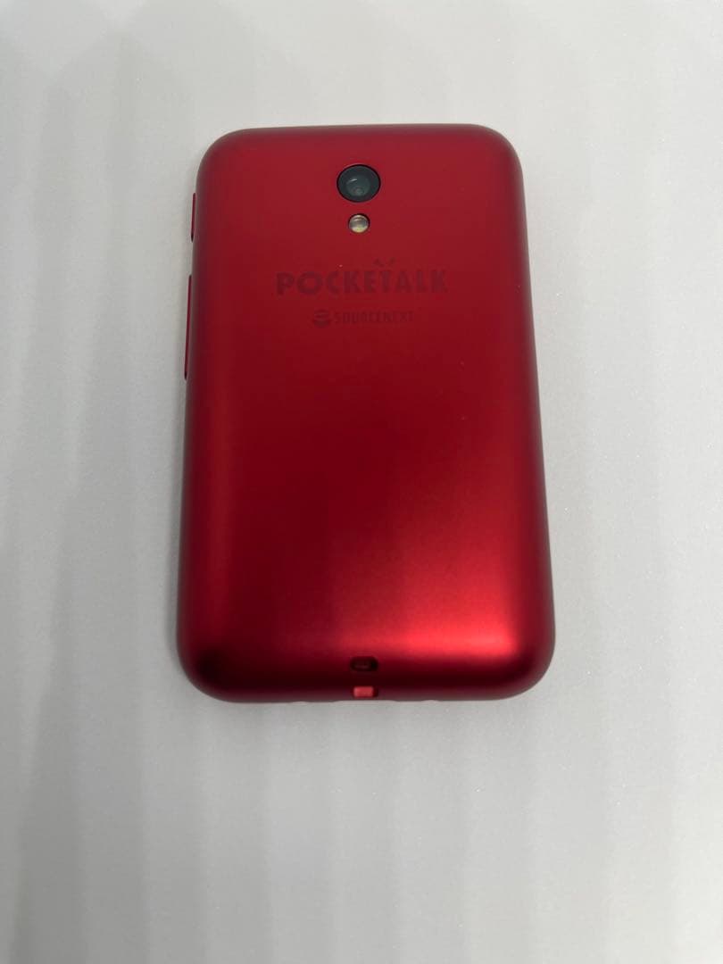 POCKETALK 翻訳機 レッド 本体と付属品