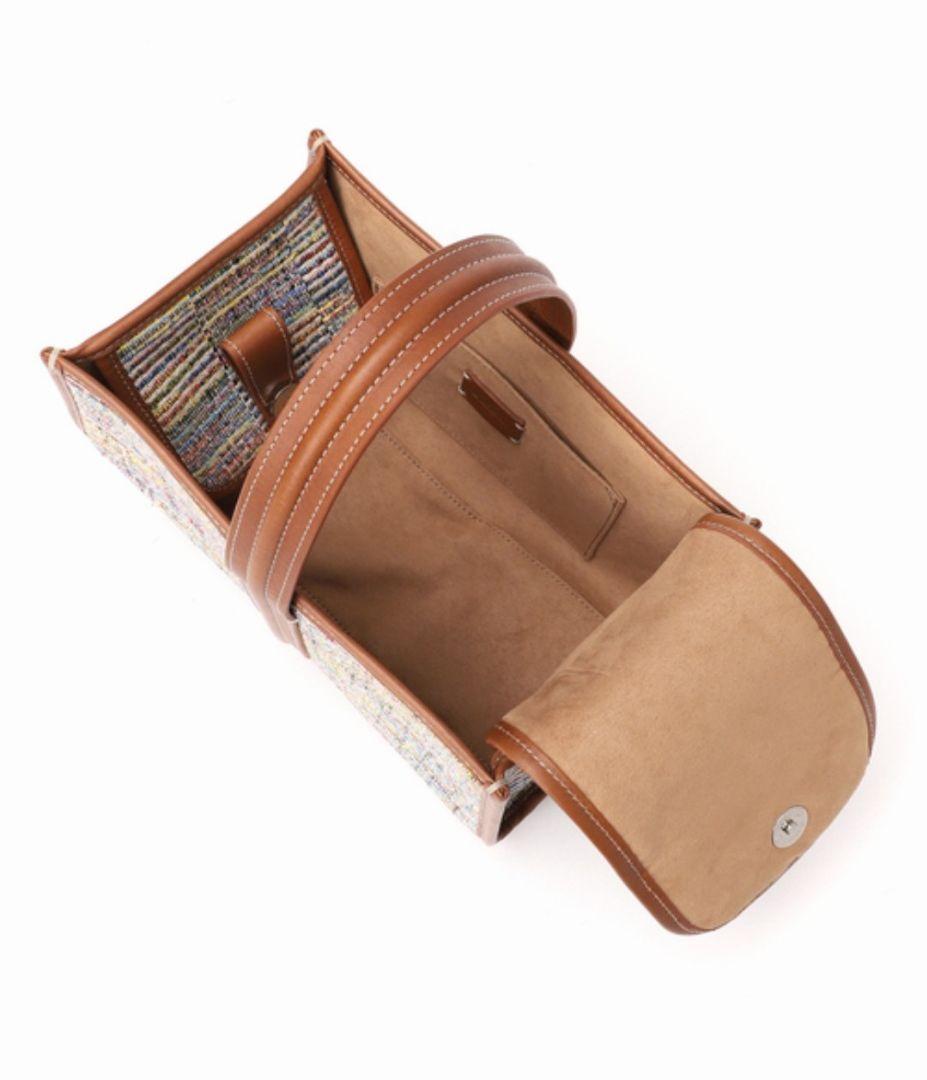 IENA購入★A VACATION・SEE SAW BAG LINE CHECK