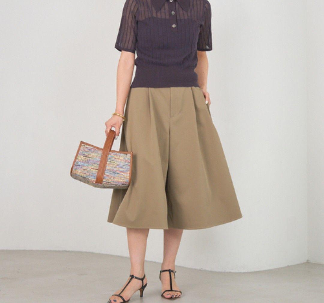 IENA購入★A VACATION・SEE SAW BAG LINE CHECK