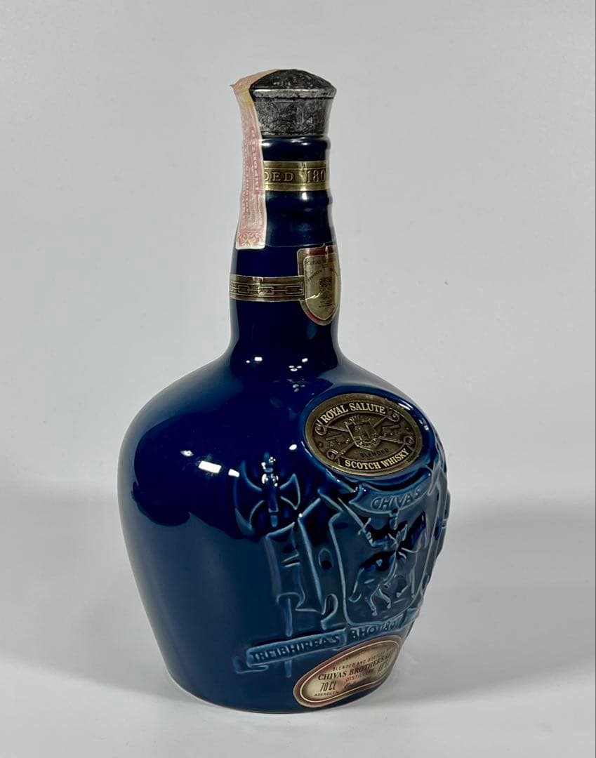 香心様ご検討中　【古酒】ロイヤルサルート21年 青 陶器ボトル【未開栓】