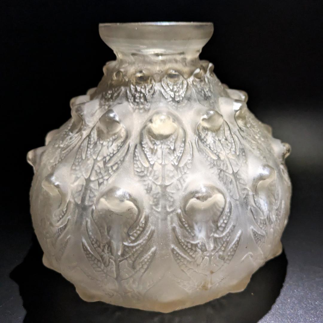 貴重な初期作品★本人★ルネ・ラリック フジェール アンティーク 花瓶 1913