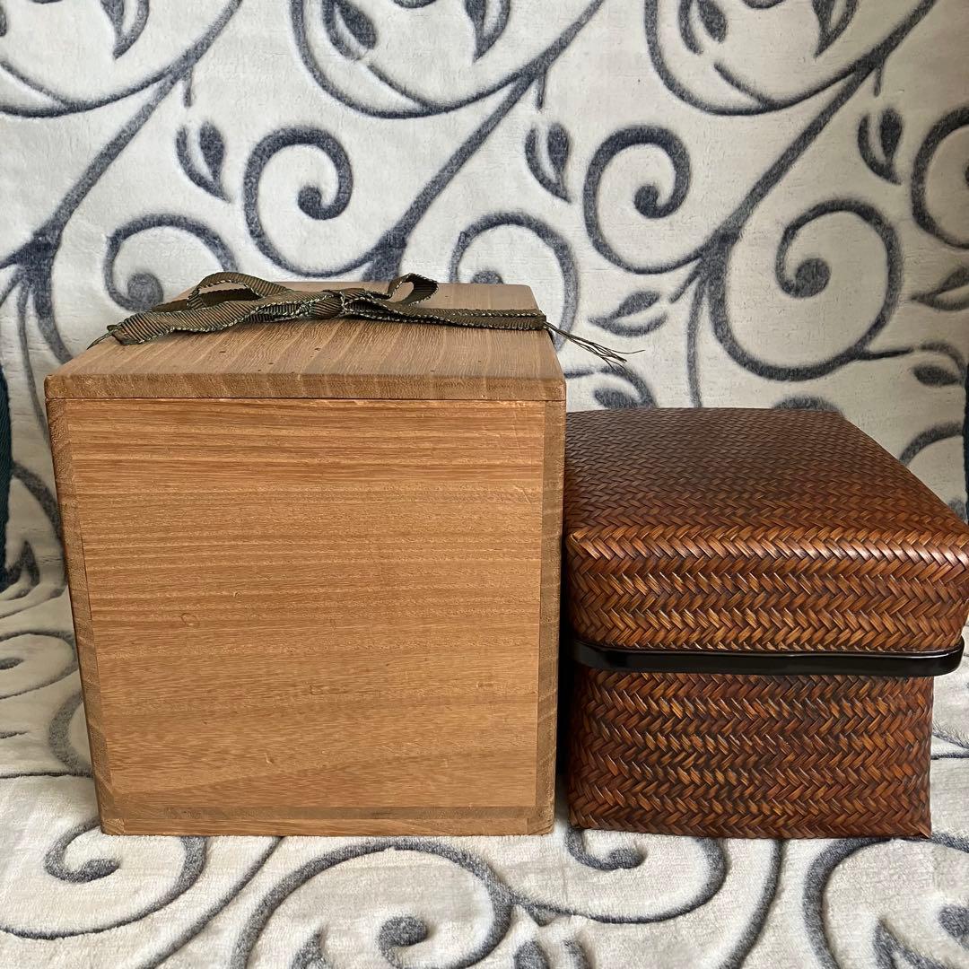 茶道具 御所籠一式 共箱