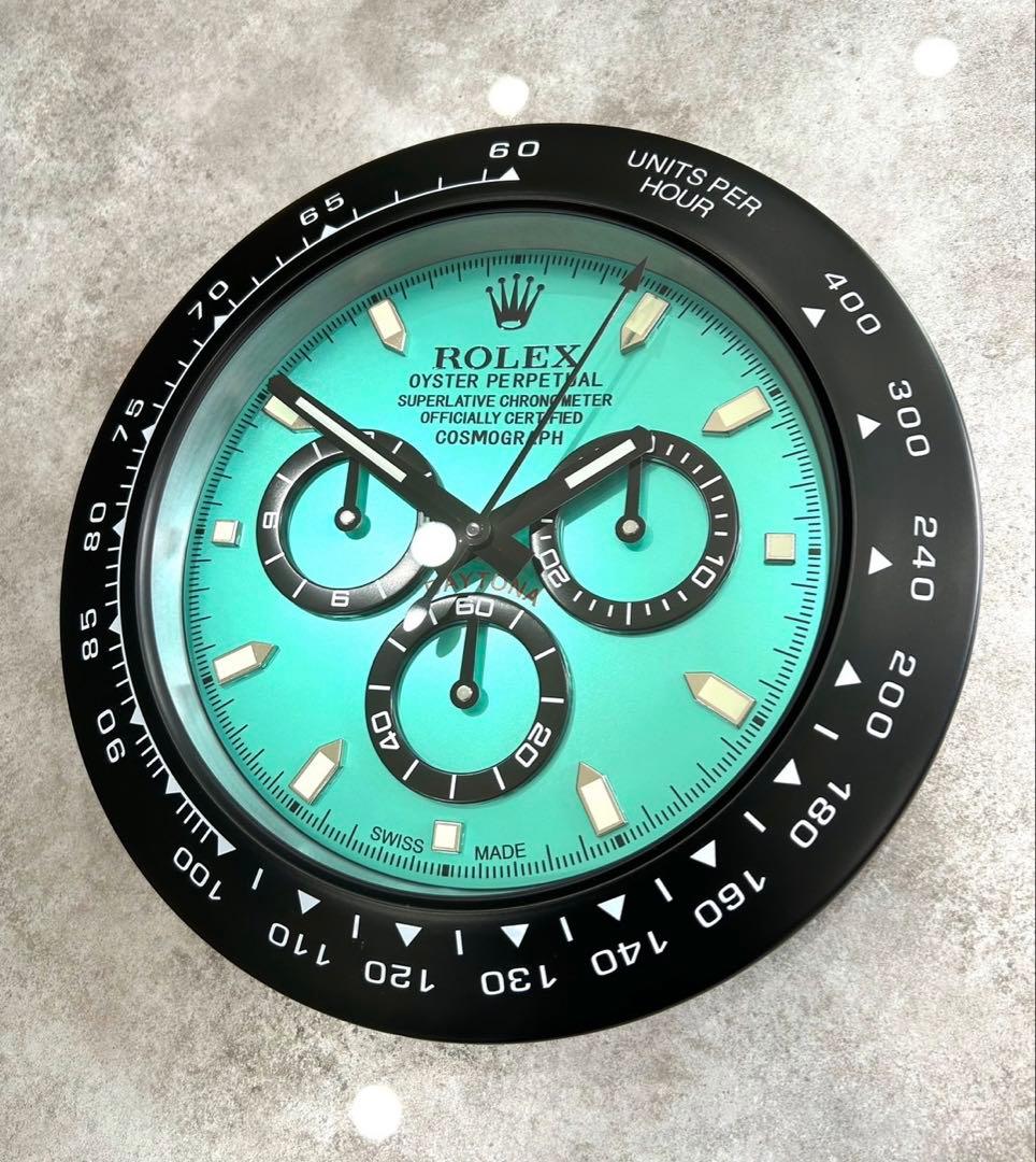 ロレックス　デイトナ壁掛け時計　新品　光沢ありの限定品‼️