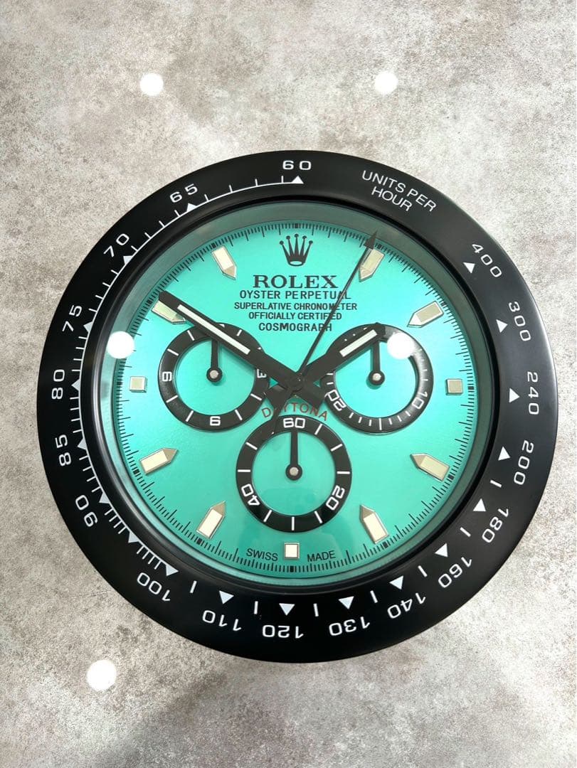 ロレックス　デイトナ壁掛け時計　新品　光沢ありの限定品‼️