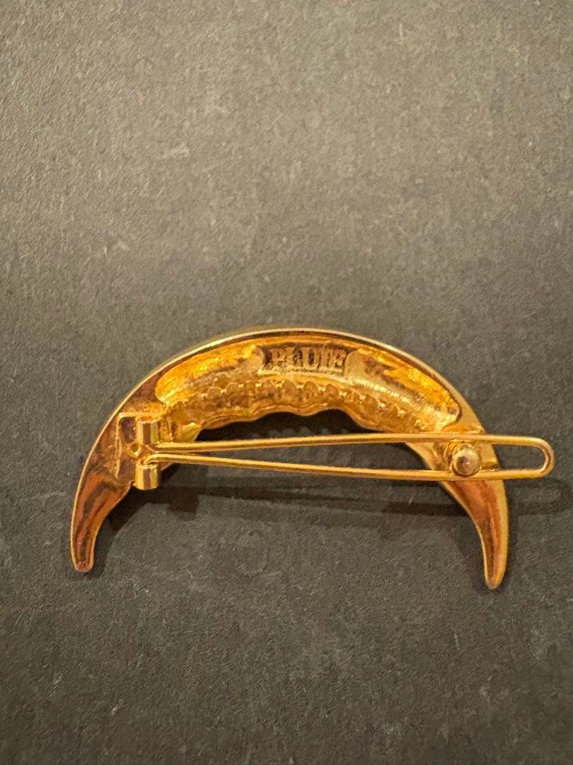 プリュイムーンクリップ　ゴールド