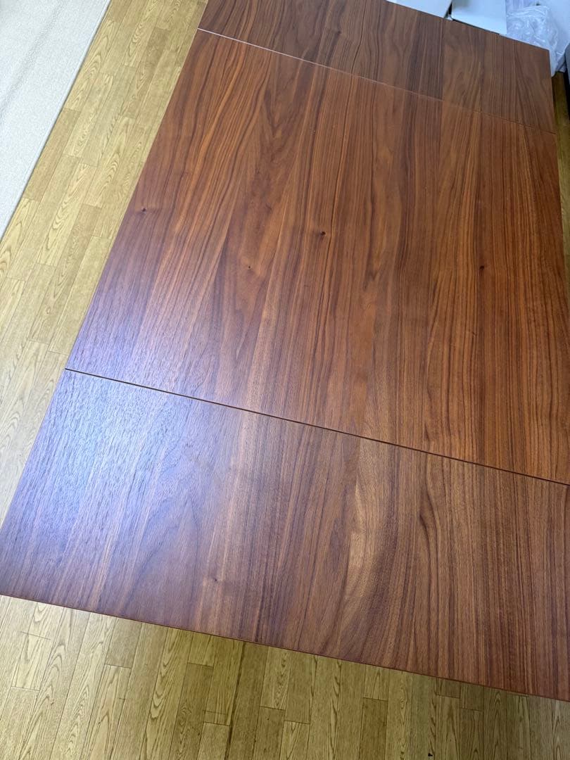 〈momo〉unico ブラウン木製ダイニングテーブル