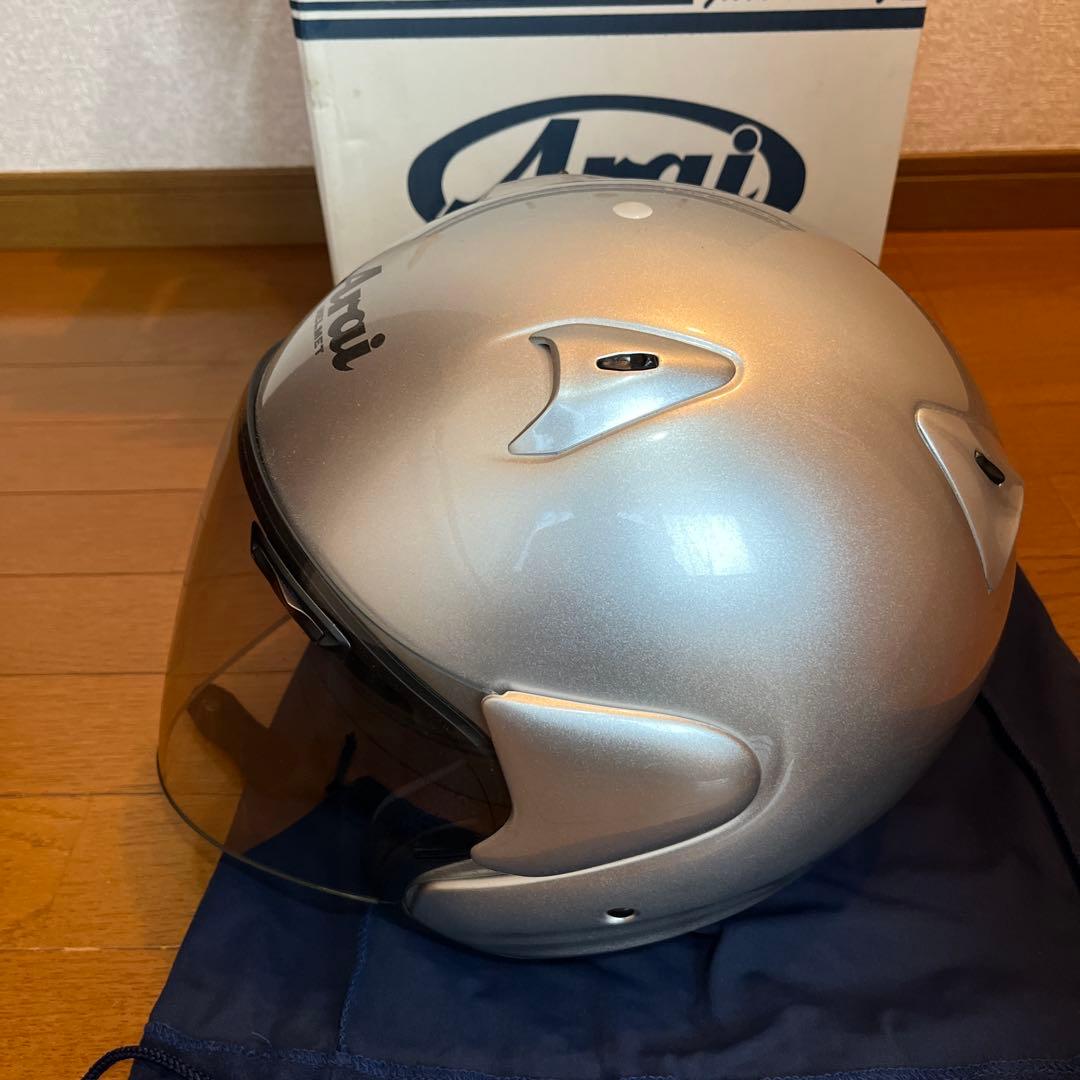 Arai ジェットヘルメット サイズXL(61-62)シルバー