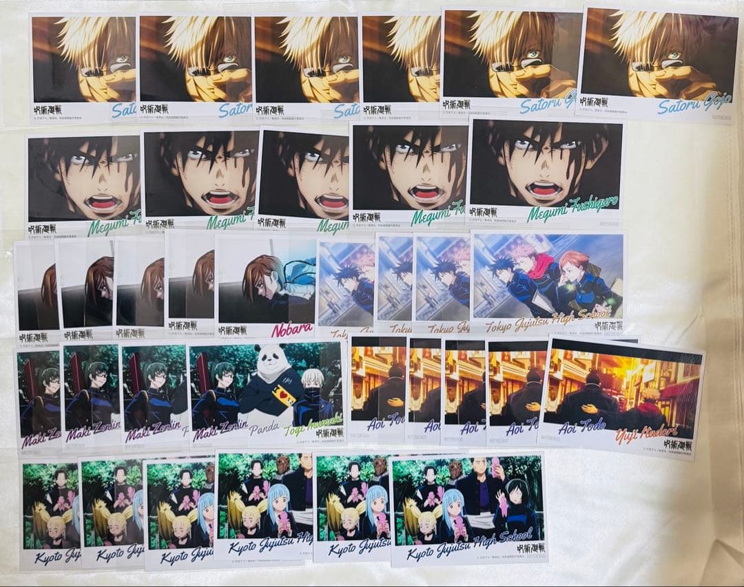 呪術廻戦　アクリルスタンド　缶バッジ　ブロマイド　特典