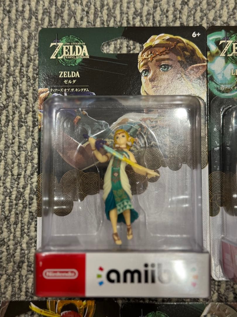 【ゼルダamiibo】フィギュア 7体セット【ティアーズ オブ ザ キングダム】