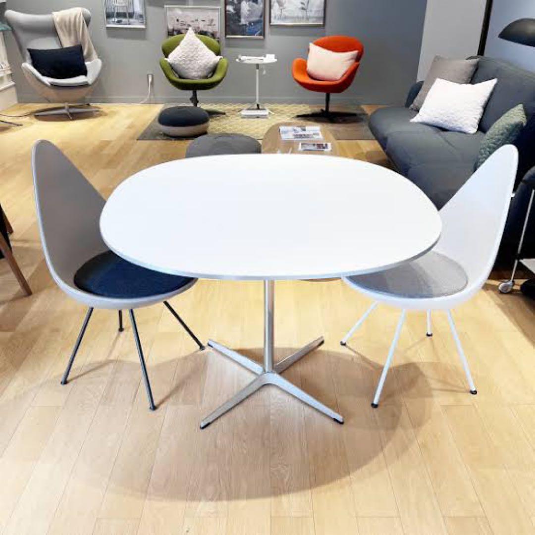 フィリッツハンセン　スーパー円テーブル カフェテーブルA603