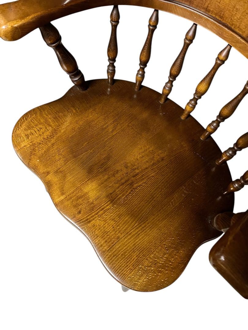 【送料無料】飛騨産業 キツツキ ウィンザーチェア アームチェア アンティーク ①