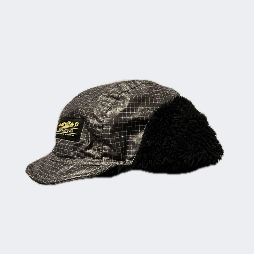 【美品】Sexhippies mountain cap グレー フライトキャップ