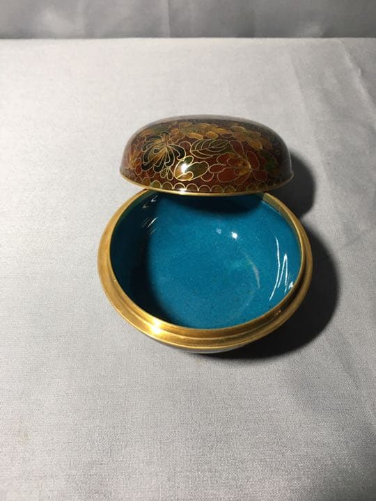 【茶道具】表千家 13代 即中斎箱書き 七宝丸香合 香合148148