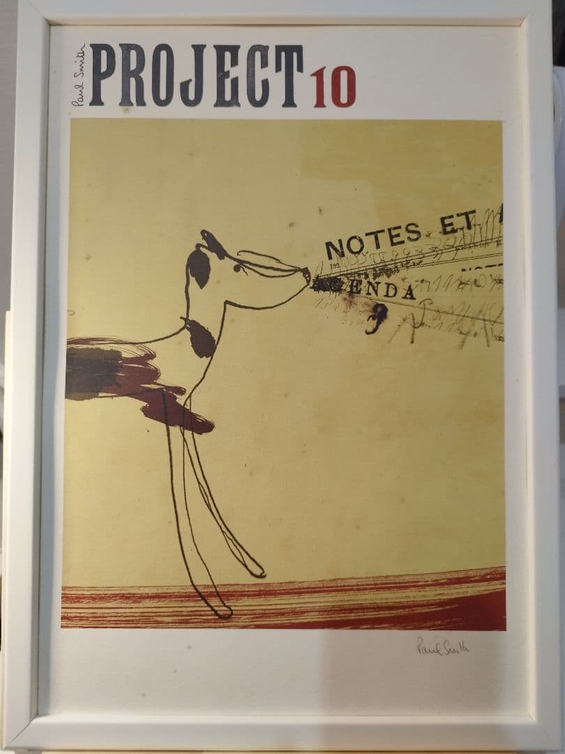 Paul Smith PROJECT 10 印刷物　直筆サイン　希少　値下げ