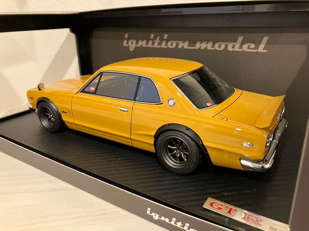 美品 1/18 IGモデル 日産2000GTR KPGC10 ハコスカ ワタマベ
