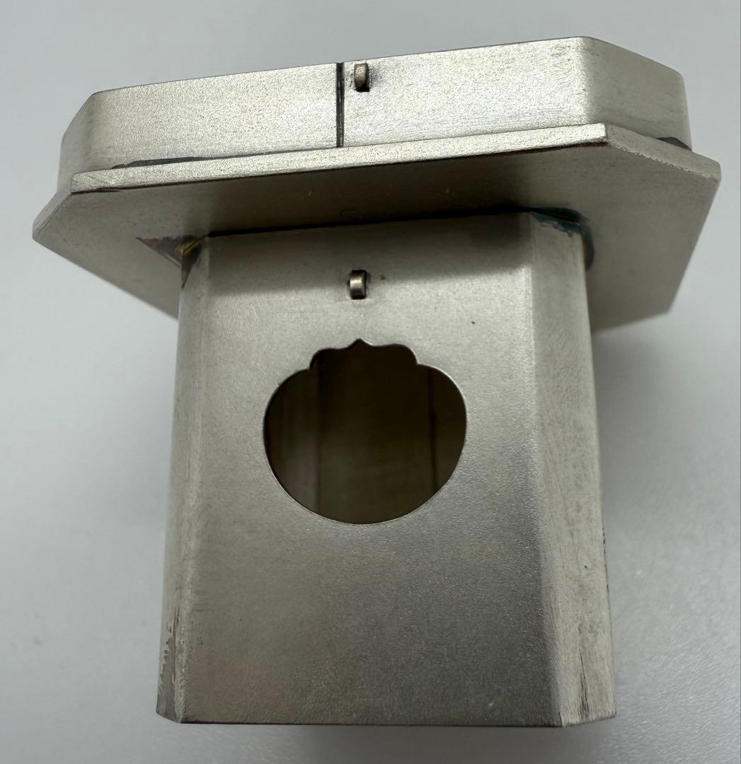 茶道具 純銀製品南鐐 三宅蓮選製　四角形 81g