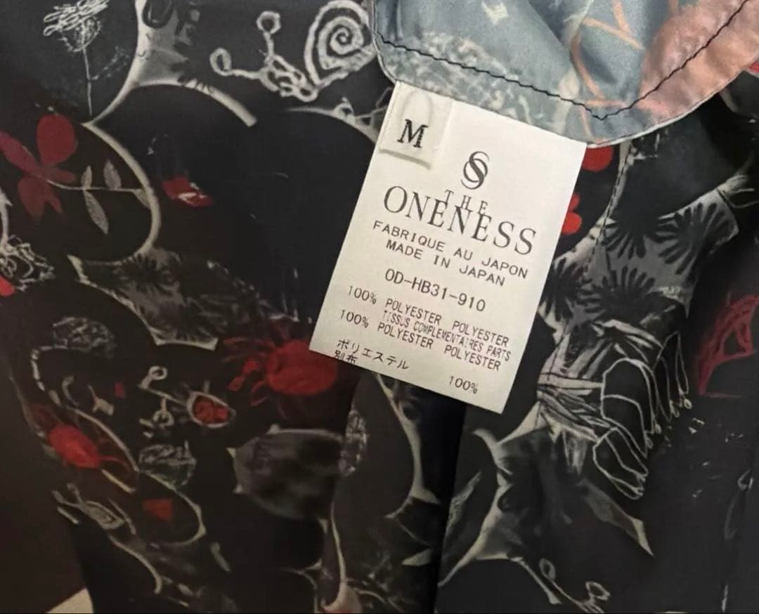 THE ONENESS ブラックEDEN フレアシャツ タグ付き