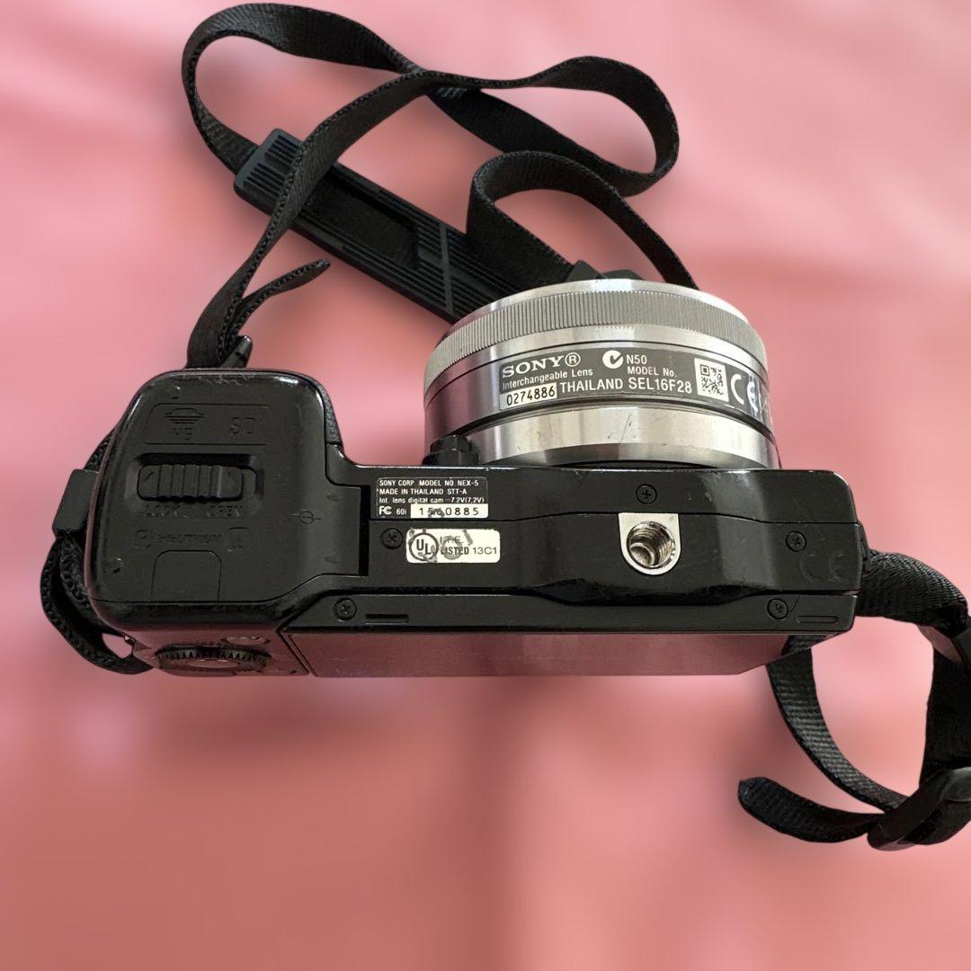 【動作確認済み】SONY NEX—5 Eマウント　ミラーレス一眼カメラ　ブラック