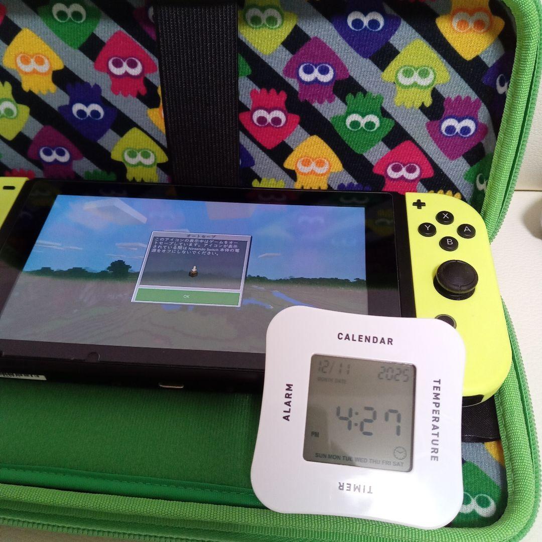 楽一番専用マイクラ付NintendoSwitch本体新型SDカード512G付き