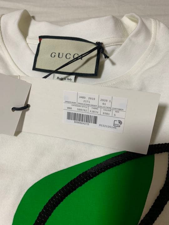 GUCCI リンゴtシャツ サイズS 新品、未着用