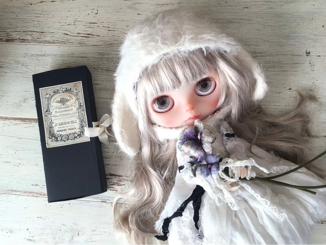 ちびくまcocolilou toybear 【お取置き中】布花 ビオラとすみれ