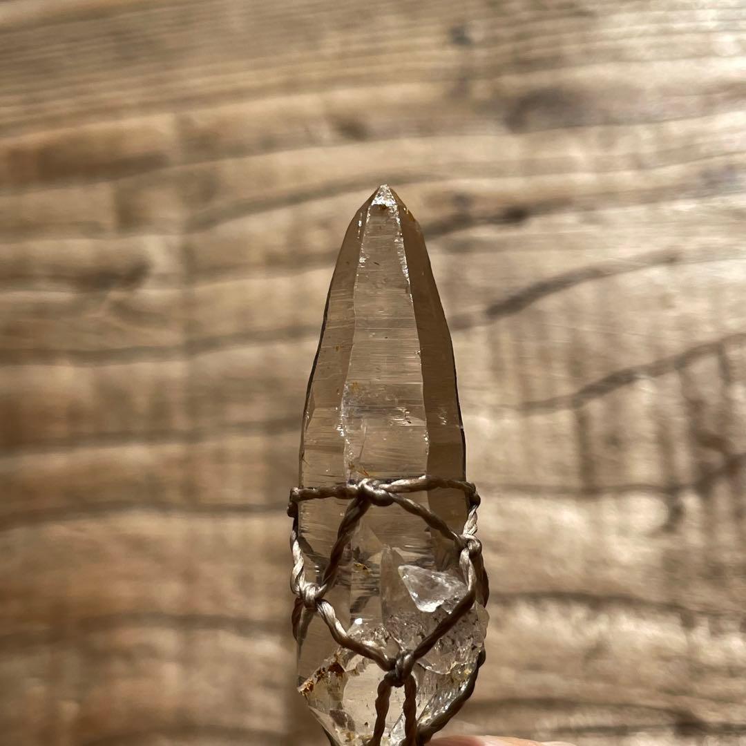 ヒマラヤ水晶 ガネッシュヒマール ＊ マクラメネックレス ペンダント 11