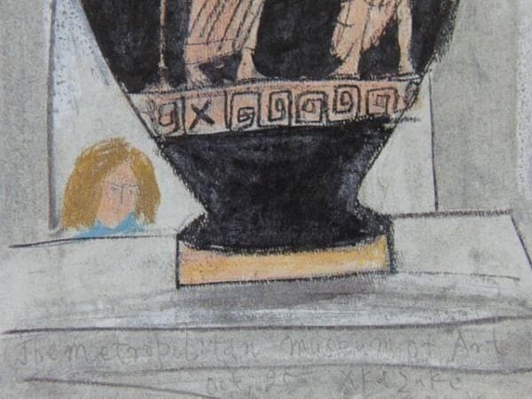 香月泰男、ニューヨーク（１２）、希少画集画、新品高級額、額装付、状態良好