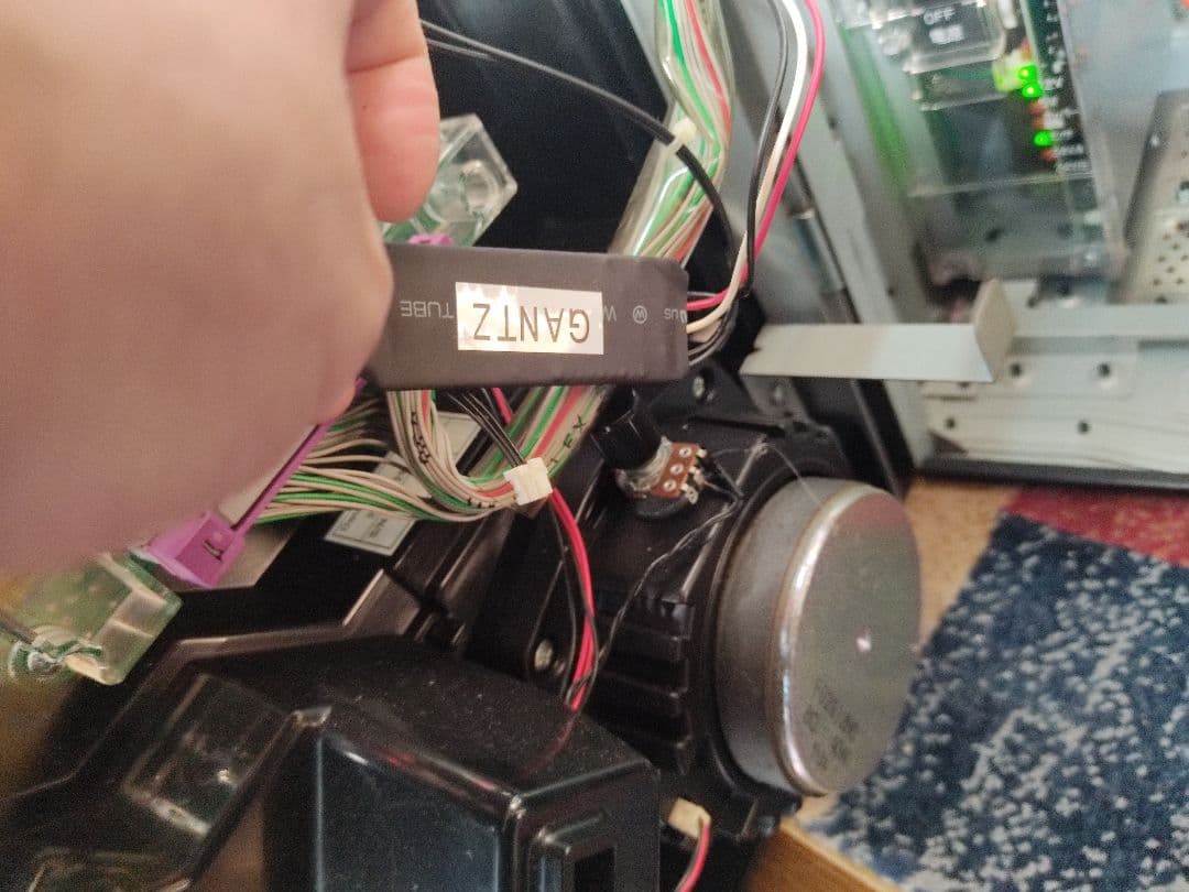 パチスロ実機 超GANTZ 不要機、100Vトランス付き