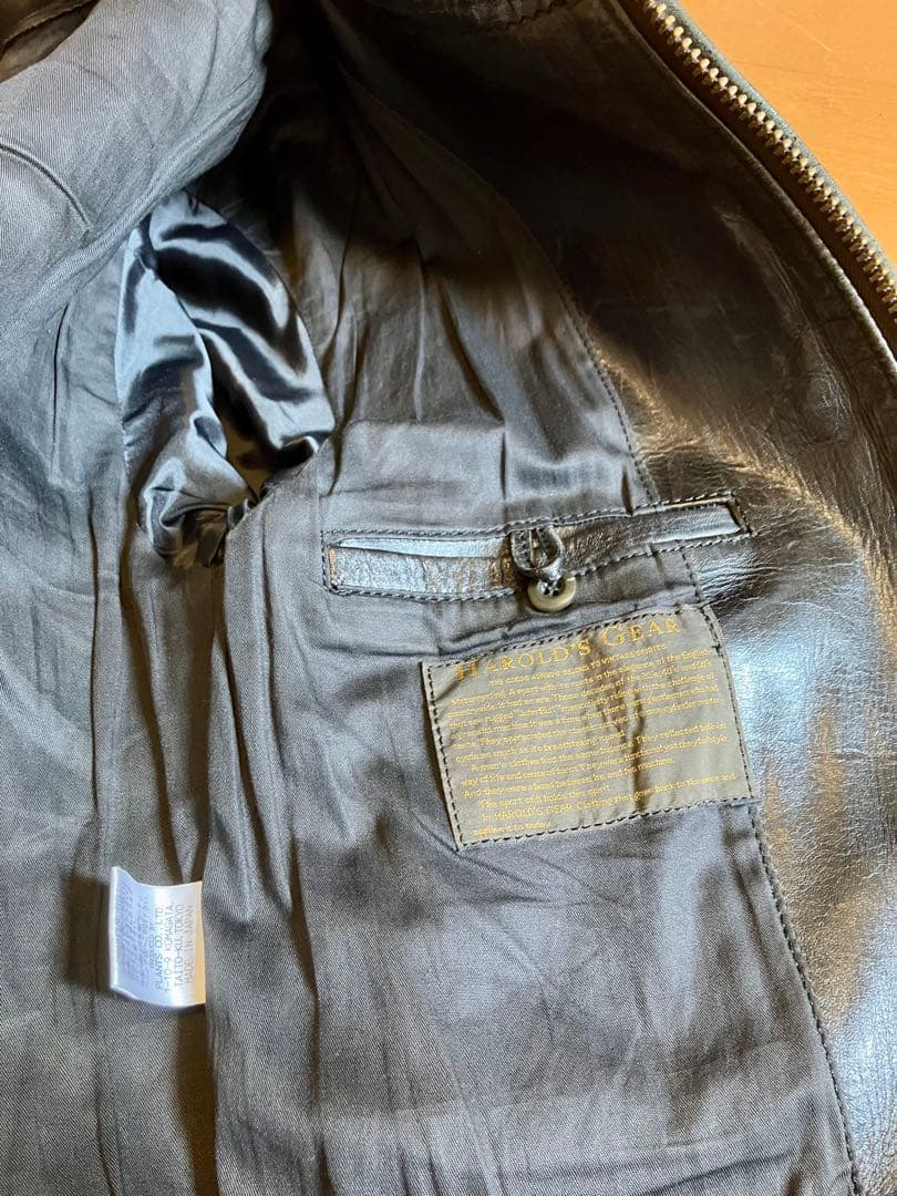 HAROLD'S GEAR ホースレザー製シングルライダース