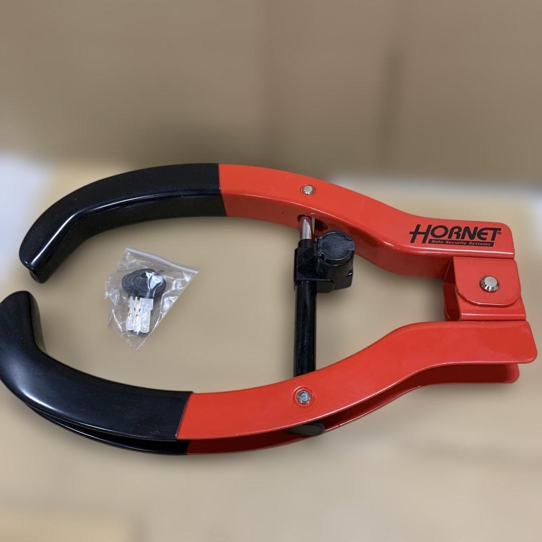 新品HORNET(ホーネット) 加藤電機タイヤロック カラー:レッド LT51R