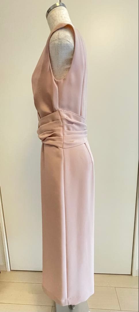 グレースコンチネンタルピンク ラップデザイン ジャンプスーツを36