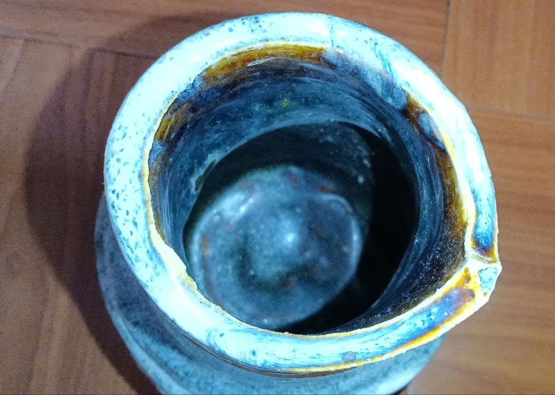 和子銘 花瓶 異型 花器 花入れ 陶器 華道具 茶道具 レア