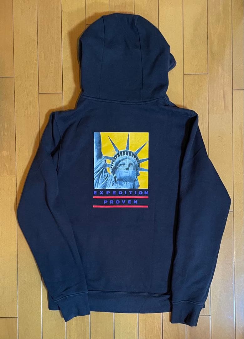 シュプリーム　ザノースフェイス　自由の女神　パーカー　ブラック