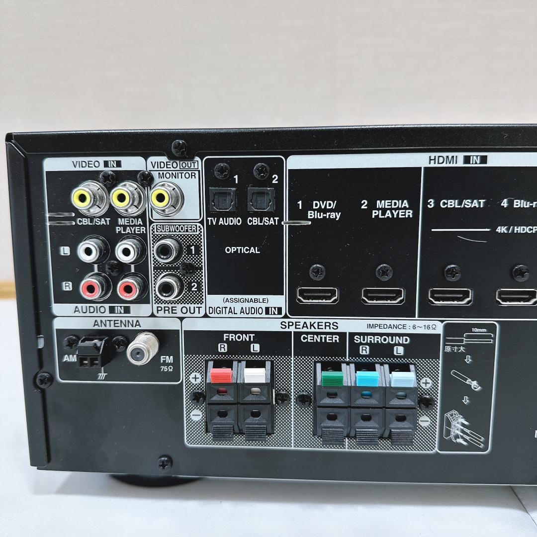 【美品】DENON AVR-X550BT AVアンプ AVサラウンドレシーバー