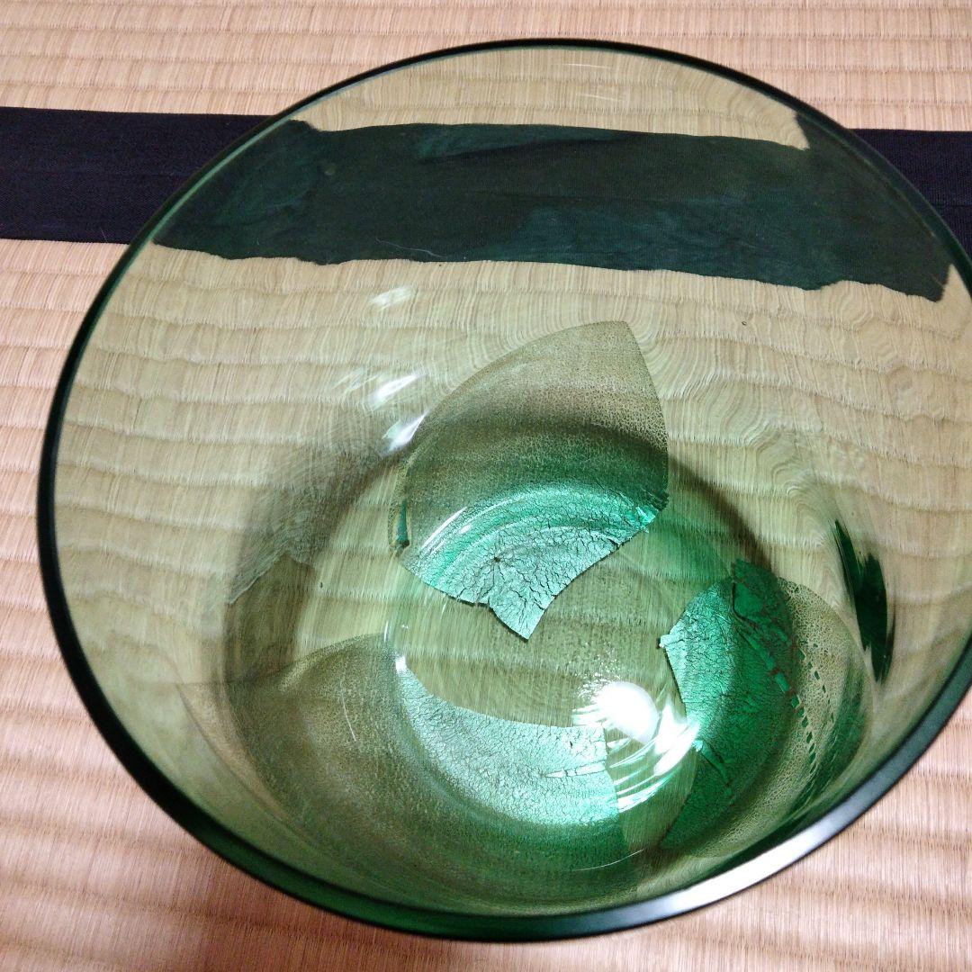 宗華　義山水指　切箔＋源氏香夕顔夏茶碗＋茶杓「庵の友」