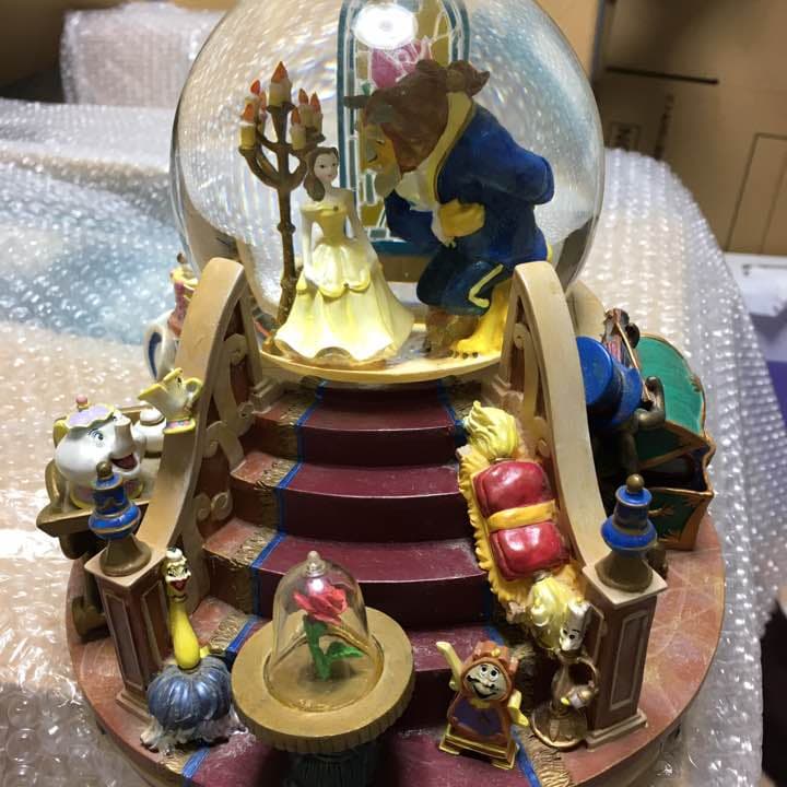 ディズニー・美女と野獣スノードーム